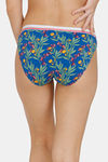 Zivame Tree Of Life Printed Bikini Low Rise Full Coverage Panty - Classic Blue — thumbnail 2